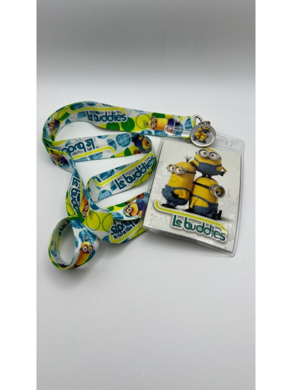 Minions Movie Exclusive Lanyard With Le Buddies Design ID Holder & Charm